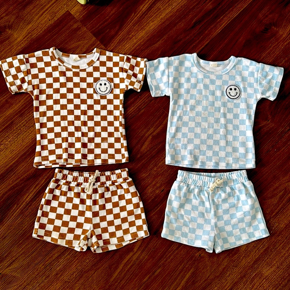 Two Lucky Panda Kids T shirt and shorts set. 18-24 months. Super soft fabric.
